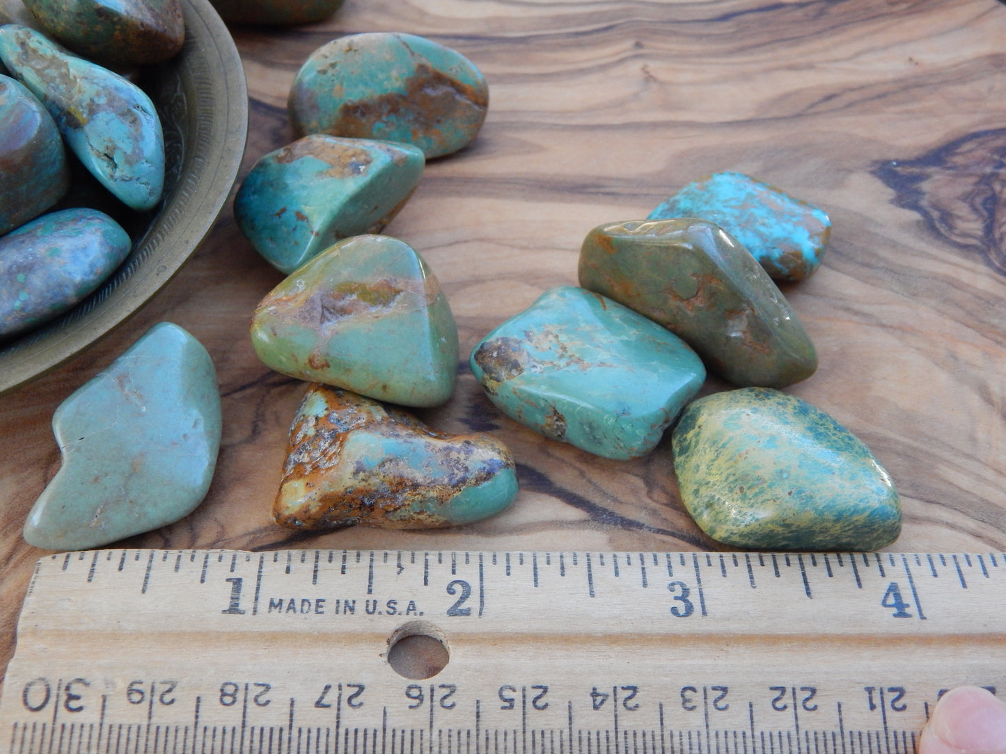 Turquoise Tumbled Stones