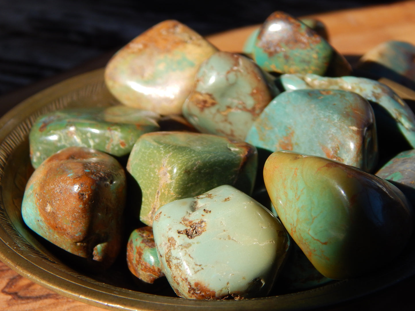 Turquoise Tumbled Stones