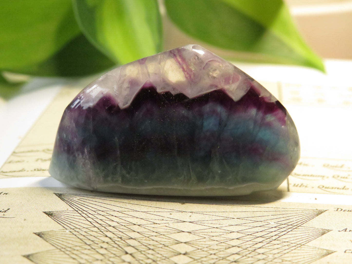 Rainbow Fluorite Tumbled Stone