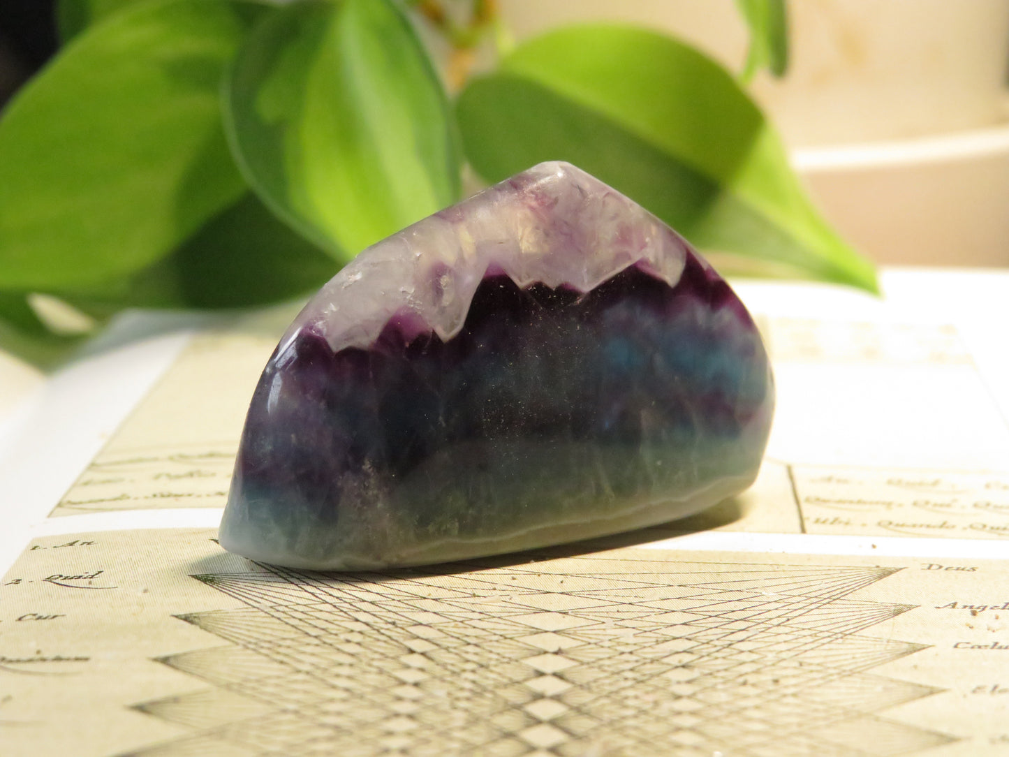 Rainbow Fluorite Tumbled Stone