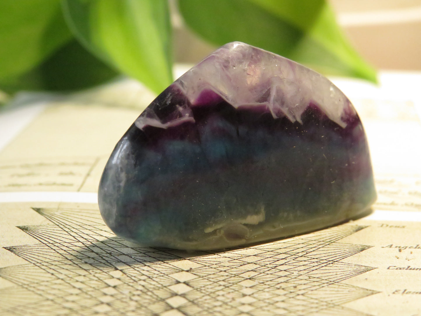 Rainbow Fluorite Tumbled Stone