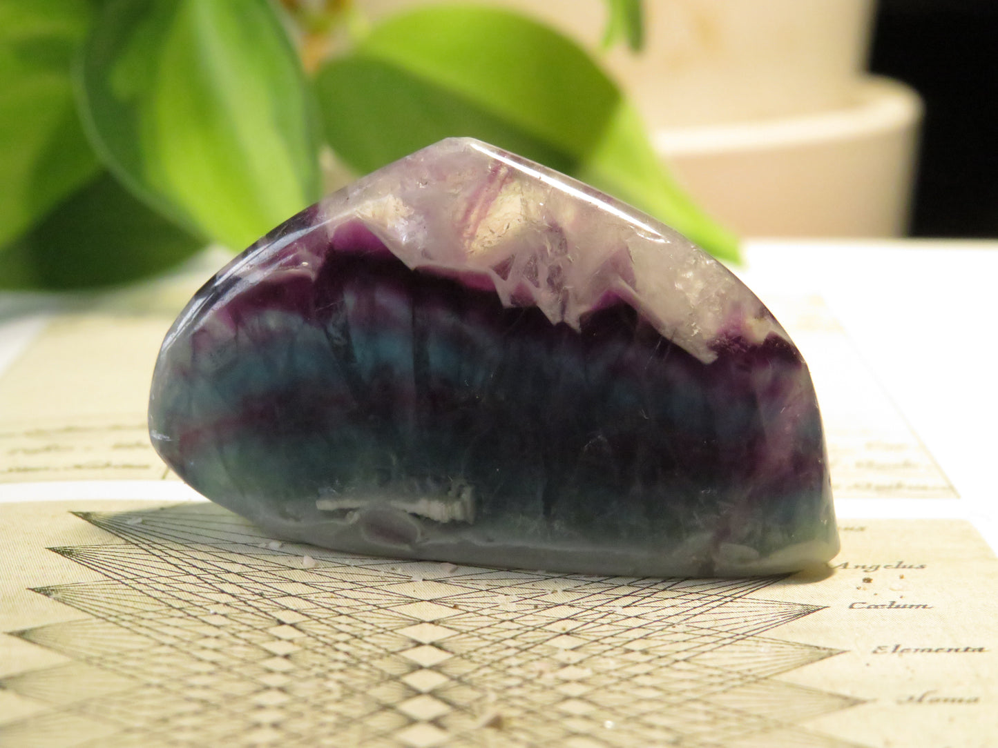 Rainbow Fluorite Tumbled Stone