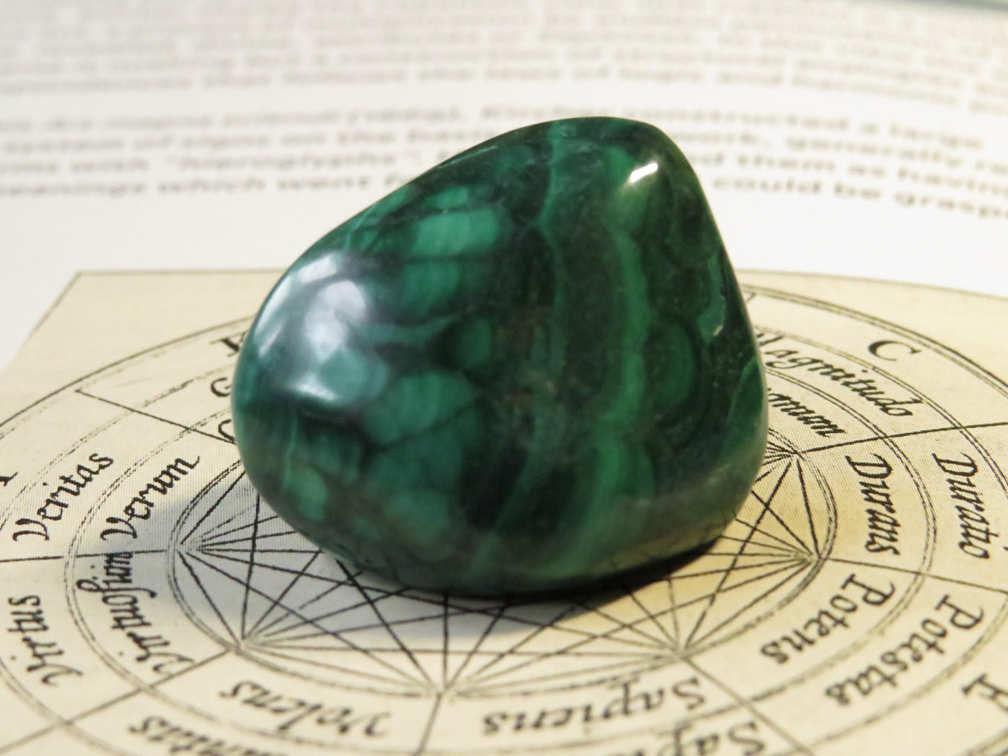 Malachite Tumbled Stone