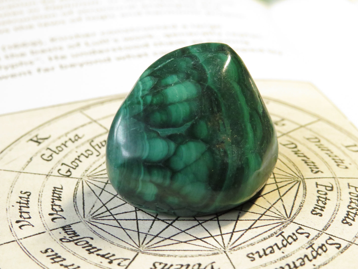 Malachite Tumbled Stone