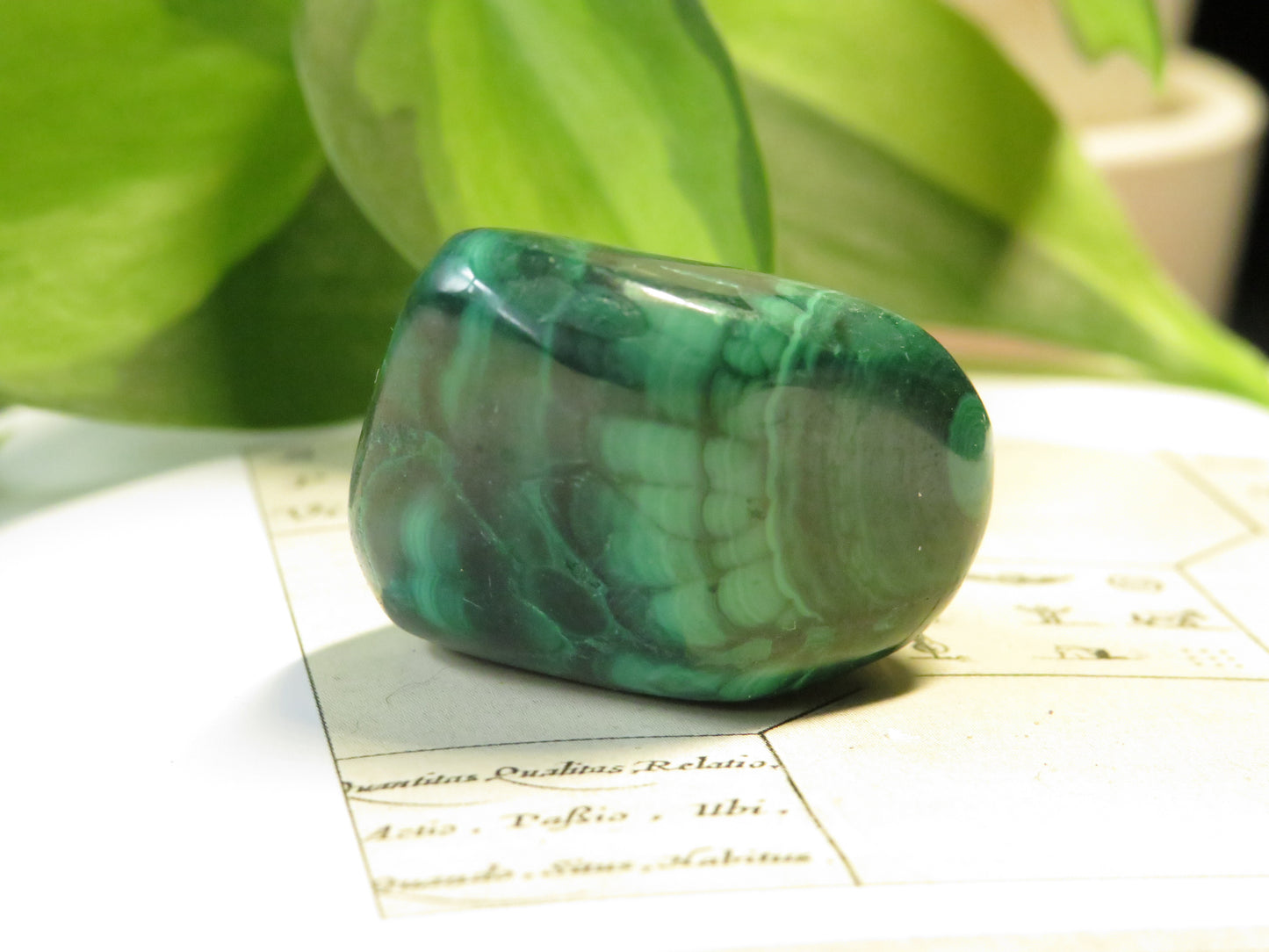 Malachite Tumbled Stone