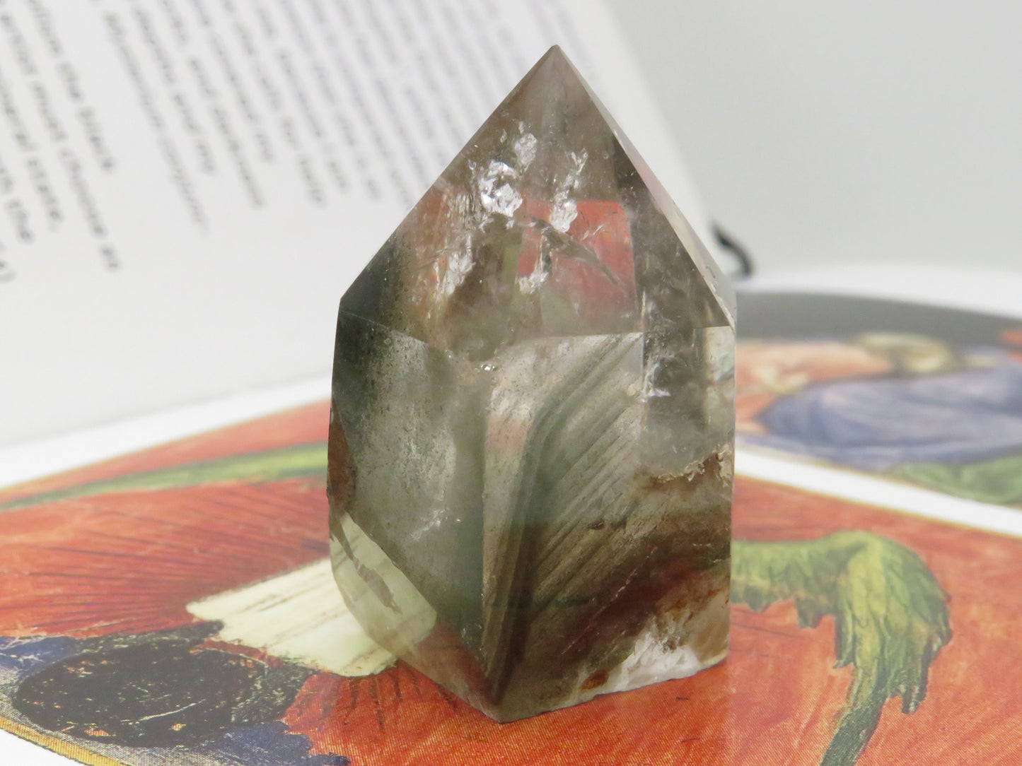 Chlorite Included Phantom Garden Quartz Tower