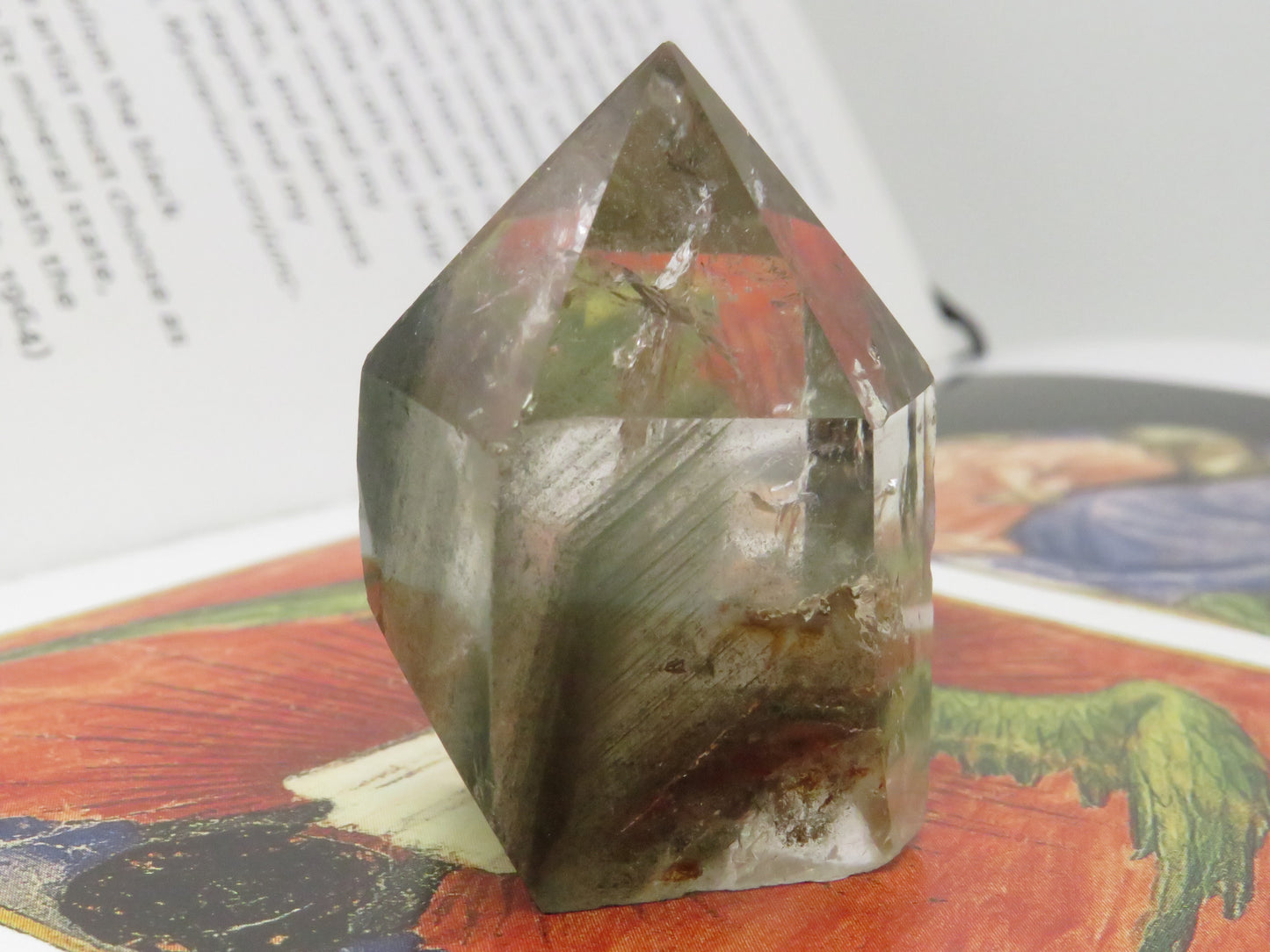 Chlorite Included Phantom Garden Quartz Tower