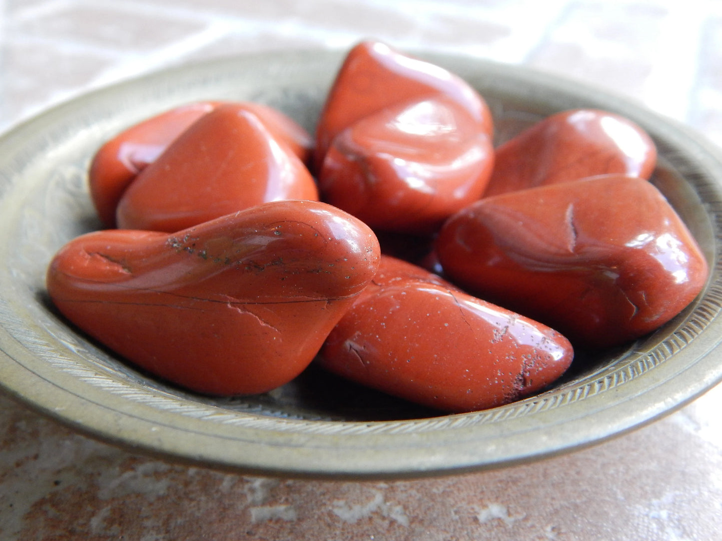 Red Jasper Tumbled Stone